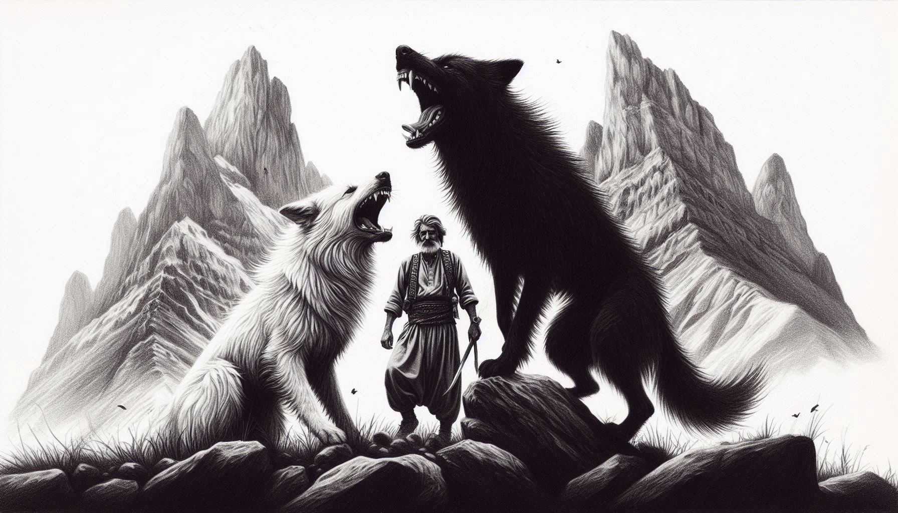 سەگی ڕەش و سپی هەر سەگن